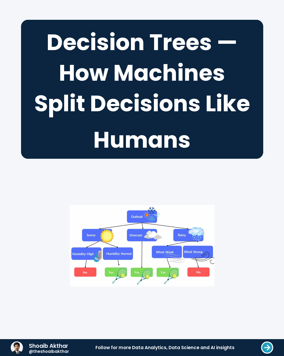 Decision Trees — How Machines Split Decisions Like Humans