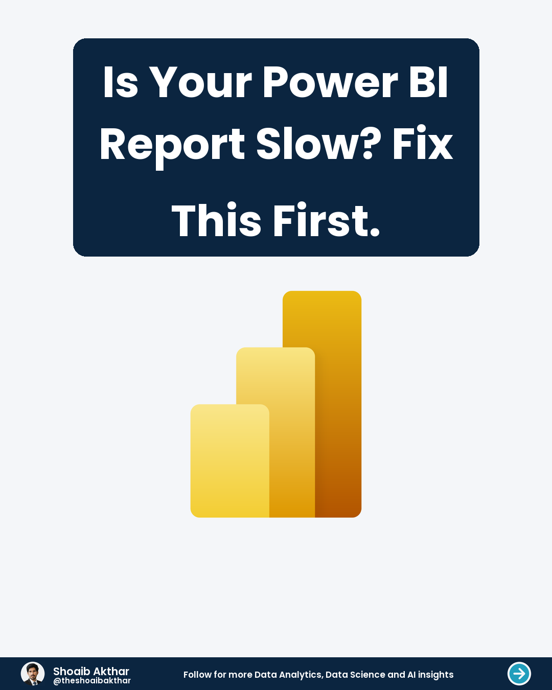 Is Your Power BI Report Slow Fix This First