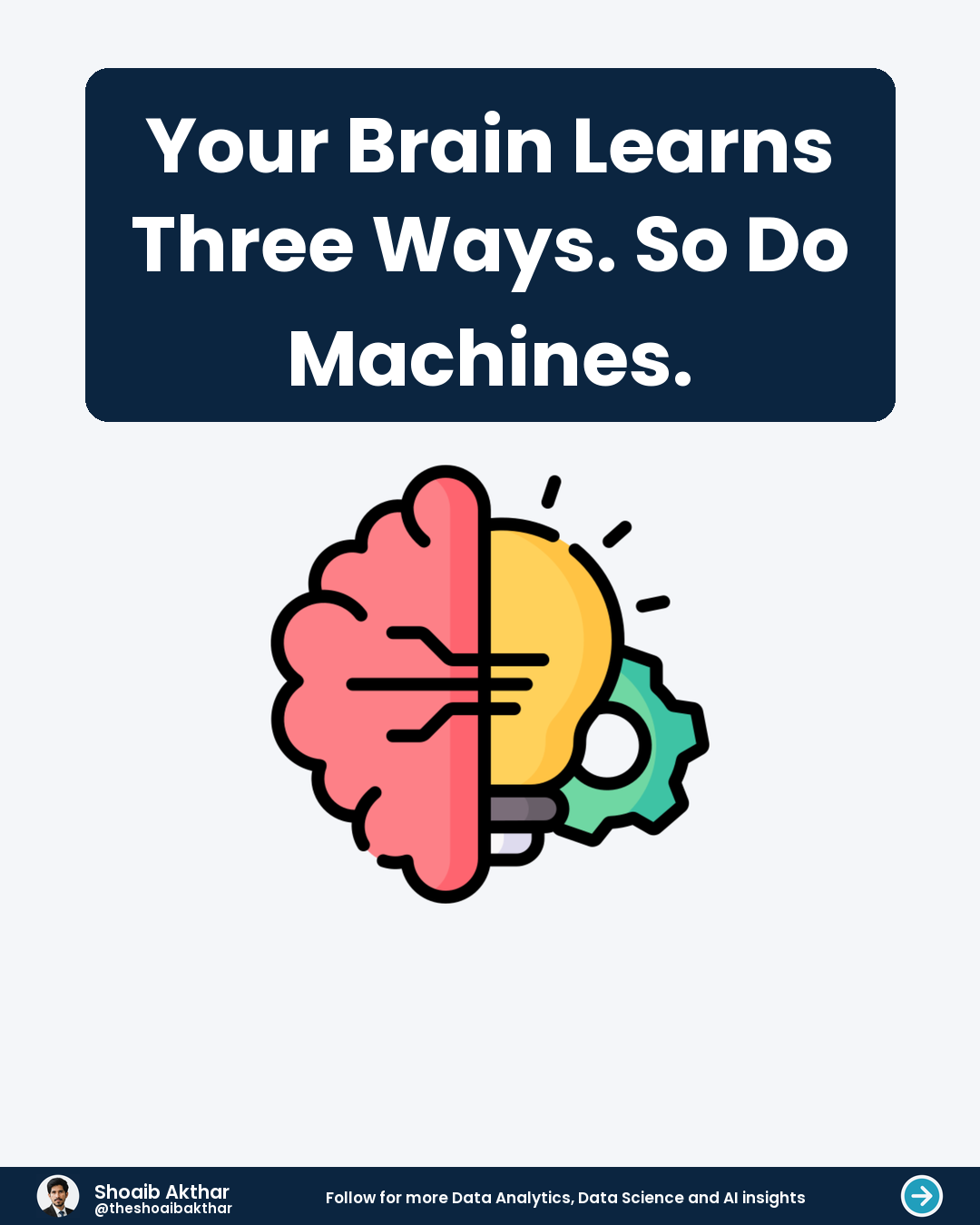 Your Brain Learns Three Ways. So Do Machines