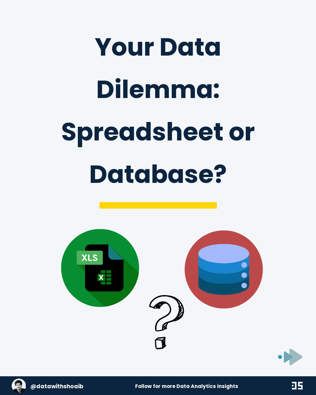 Your Data Dilemma Spreadsheet or Database
